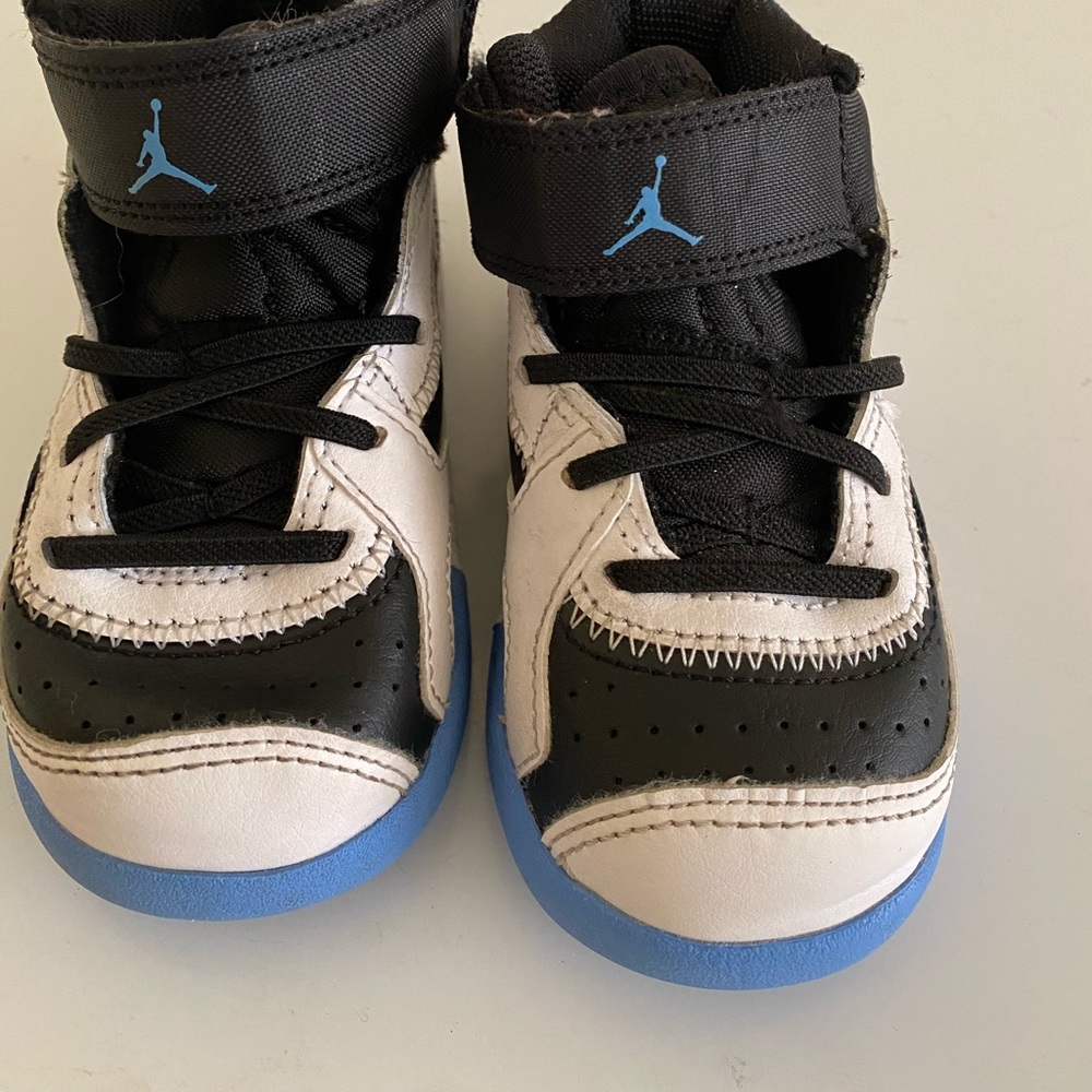 Jordan Pro RX "Gym Blue/Black/White" Toddler Kids' Shoe. Toddler Size 6